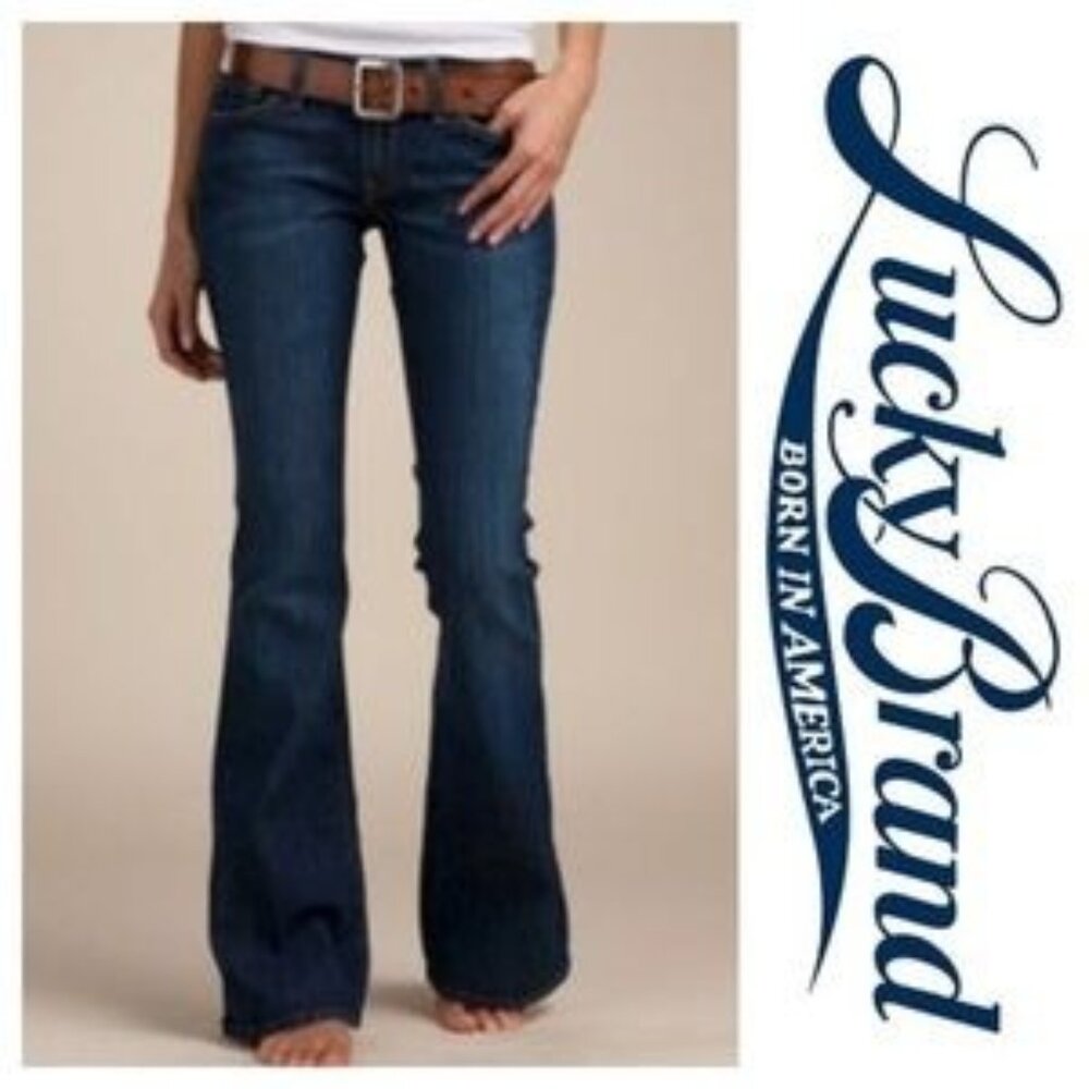 Lucky Jeans Sz  6 / 28 Dark Wash "Southside Zoe Flare" Classic y2k Denim